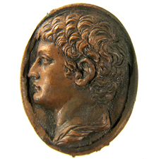 Cameo. Youth's head