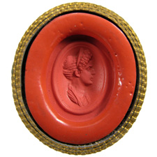 Cameo. Woman's bust