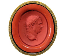 Vitellius. Sardoine pâle.