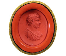 Caracalla. Pierre noire d'Angleterre. 