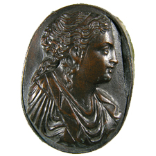 Cameo. Bust of woman