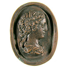 Cameo. Bust of woman