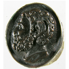 Cameo. Zeus head