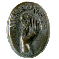 Cameo. Hand and ear