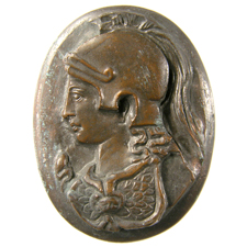 Cameo. Athena bust