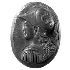 Cameo. Athena bust