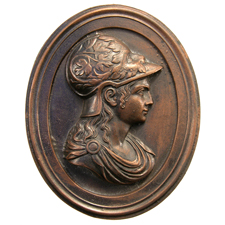 Cameo. Athena bust