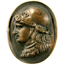 Cameo. Athena bust