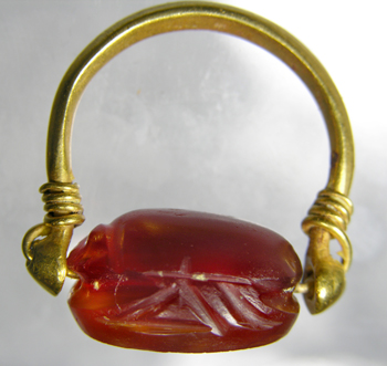 Cornelian scarab