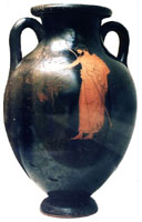 Athenian red-figure vase view 2