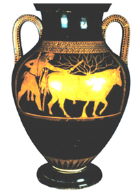 Andokides Painter bilingual amphora