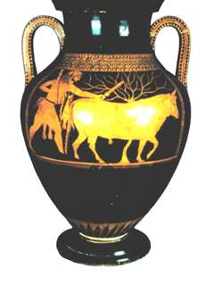 Andokides Painter bilingual amphora