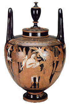 Marsyas Painter's wedding vase