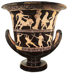 Athenian red-figure calyx-krater ht. 39.5cm