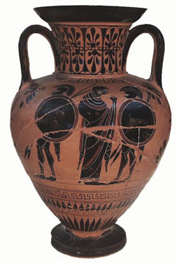 Photo of neck amphora - back