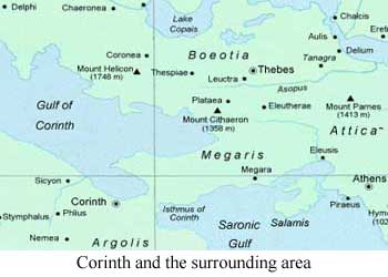 Map of Corntharea
