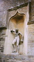Photo of faun statue at Rousham