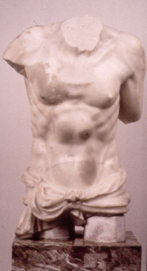 Photo of cast torso