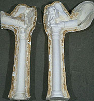 Photo of finished cast