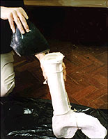 Pouring the cast