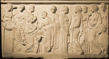 Photo of Cast of votive relief fro Athens