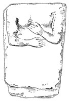 Drawing of Gravestone From Kimolos