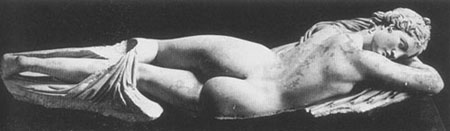 Statue of sleeping Hermaphrodite