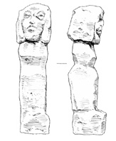 Drawing of limestone shapes